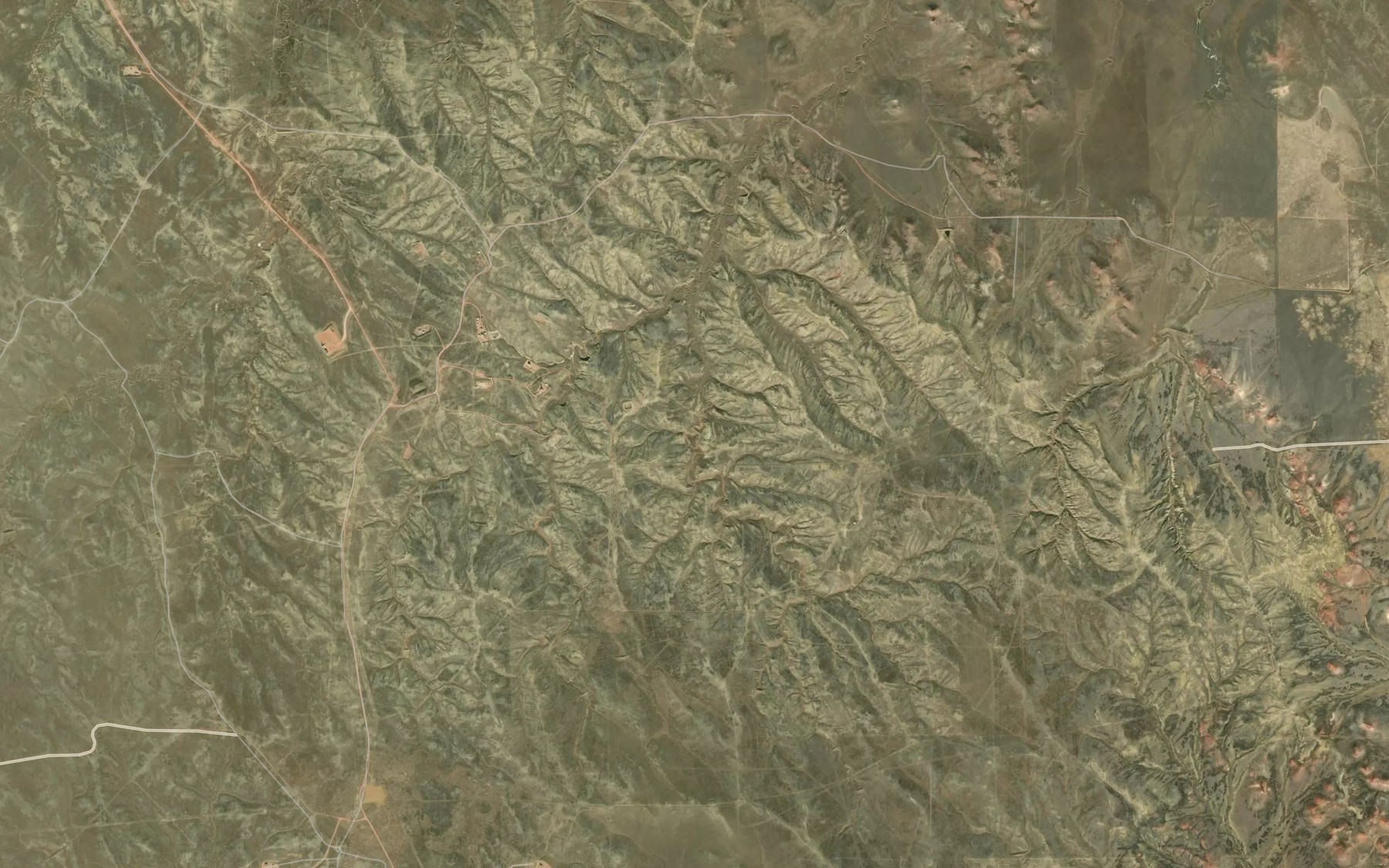 Satellite map of the Piper Reservoir