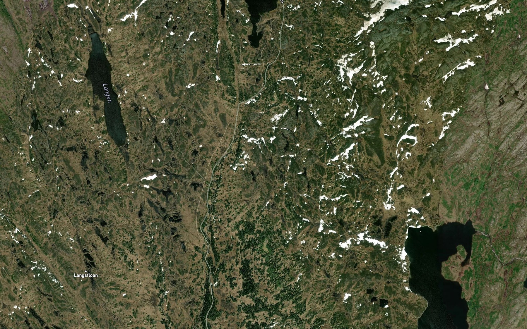 Satellite map of the Vollbekken