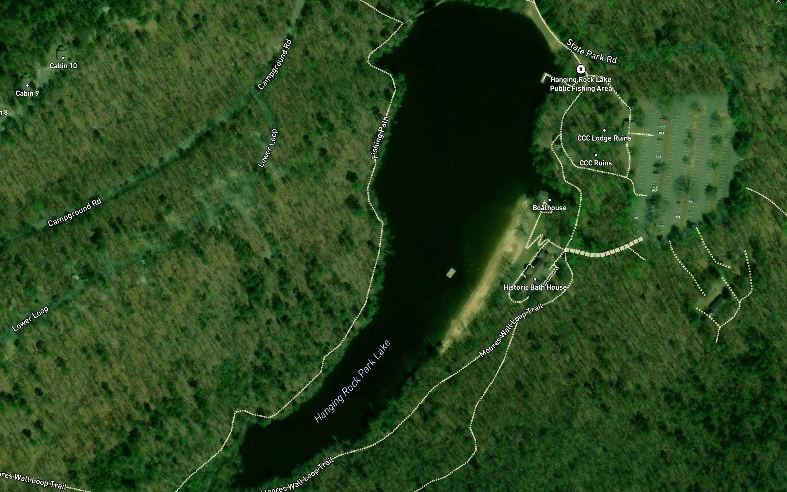 Hanging Rock Park Lake