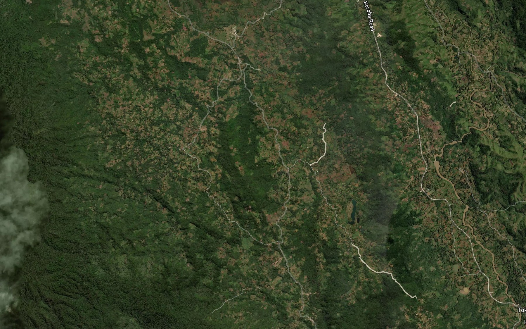 Satellite map of the Ive Arjena