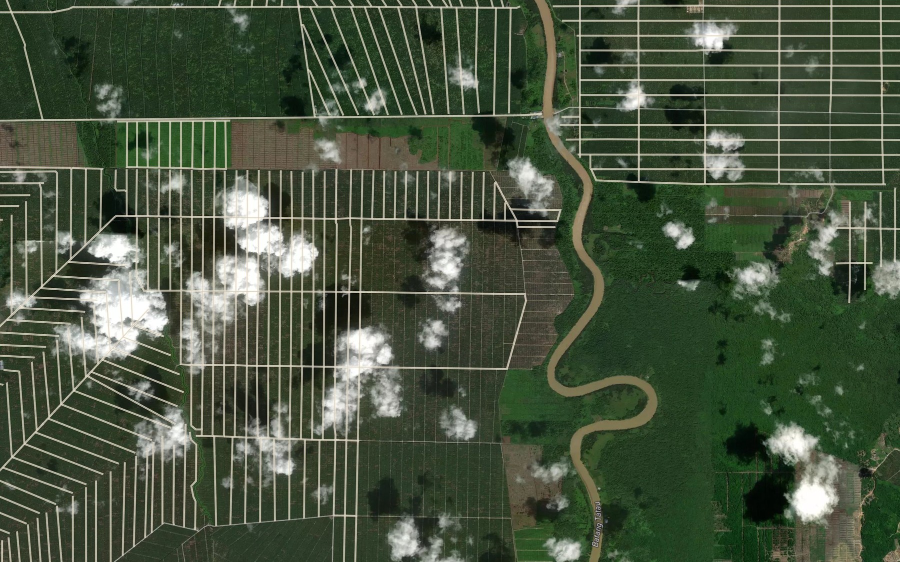 Satellite map of the Sungai Salitut