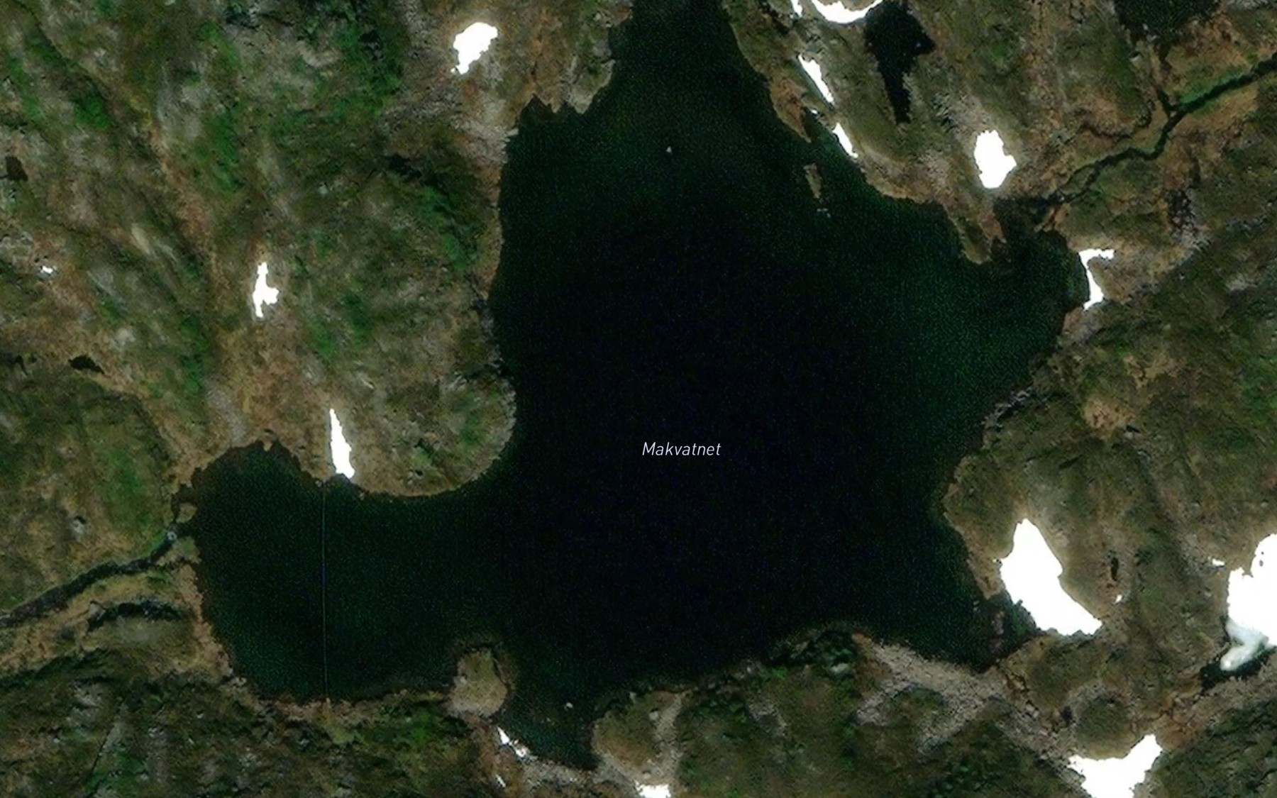 Satellite map of the Makvannet