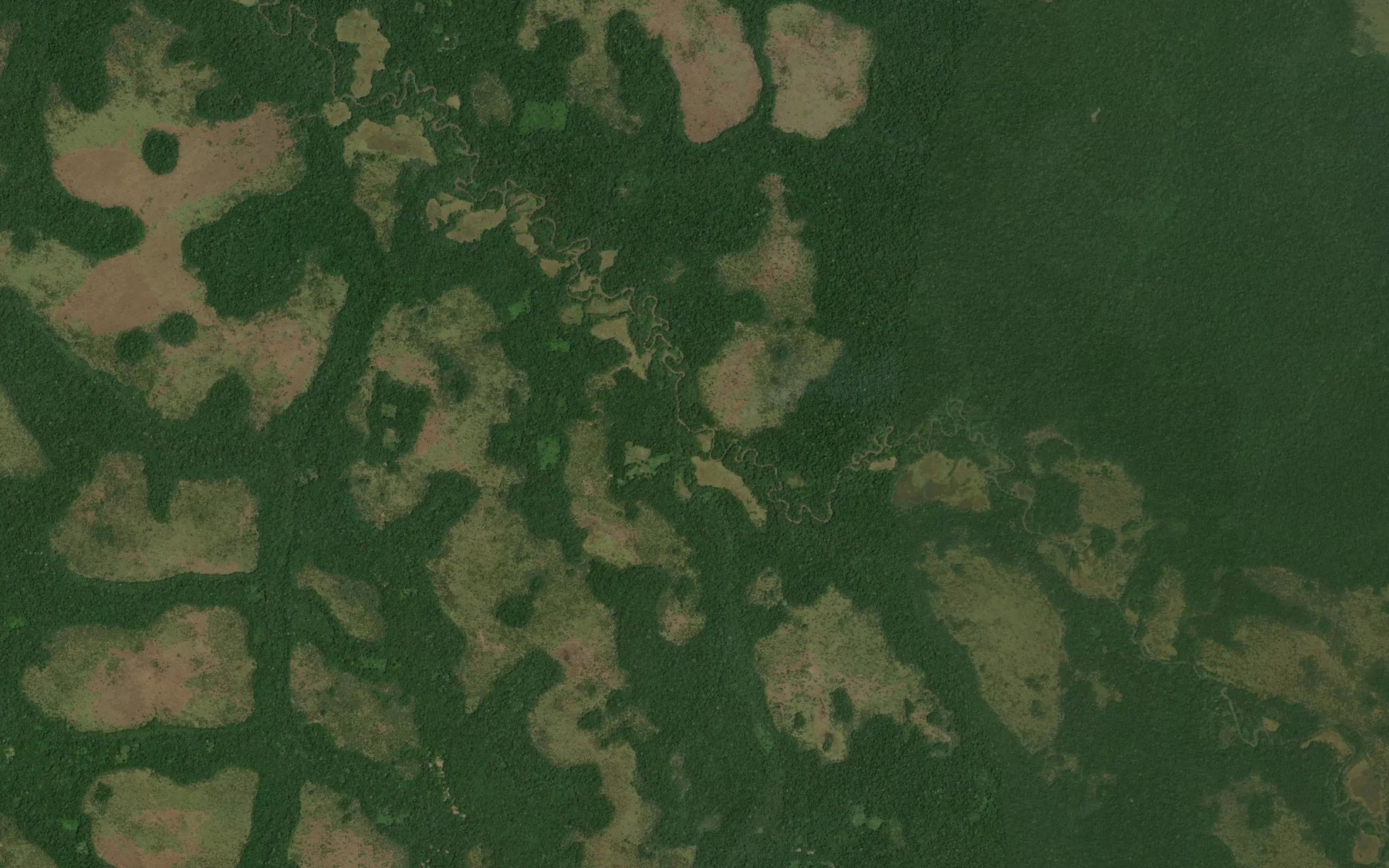 Satellite map of the Membi