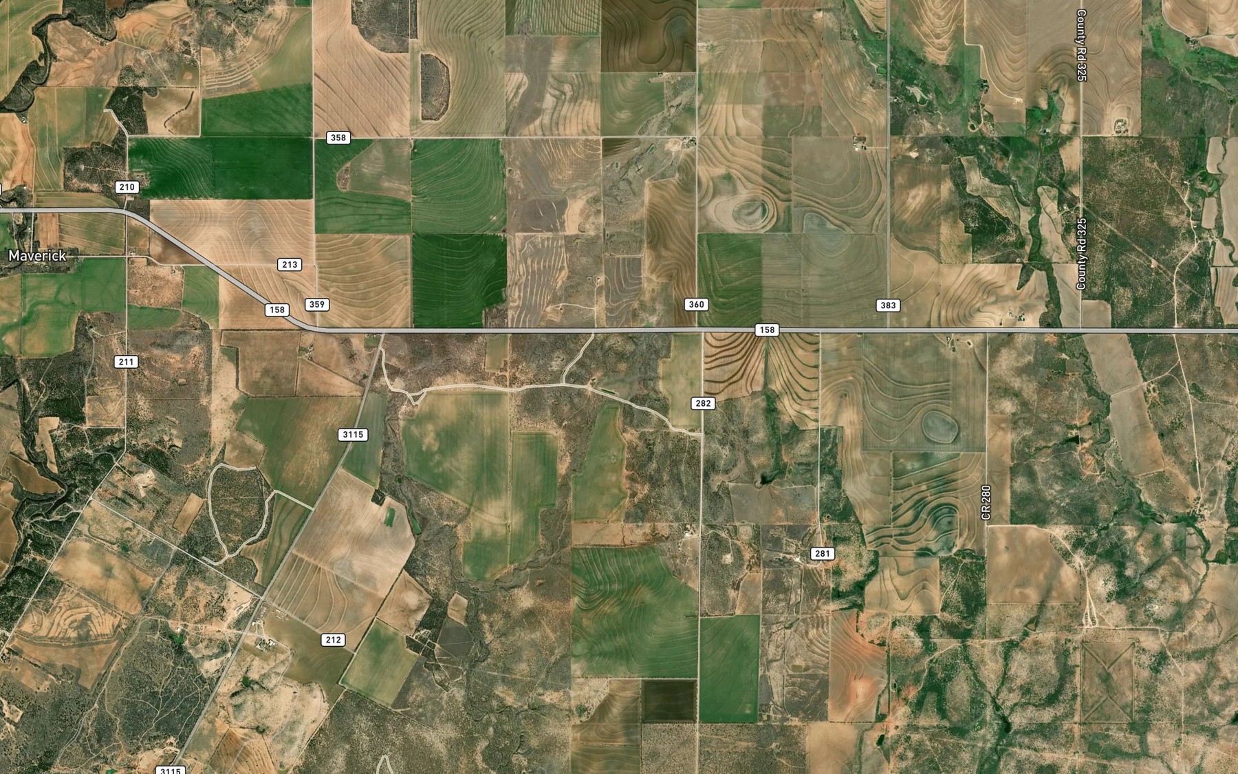 Satellite map of the Moore Lake
