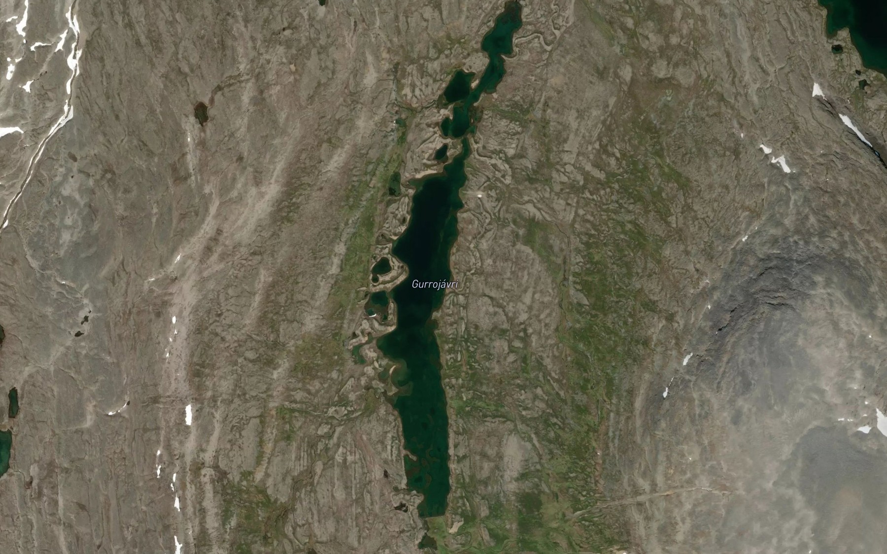 Satellite map of the Gurrujavri