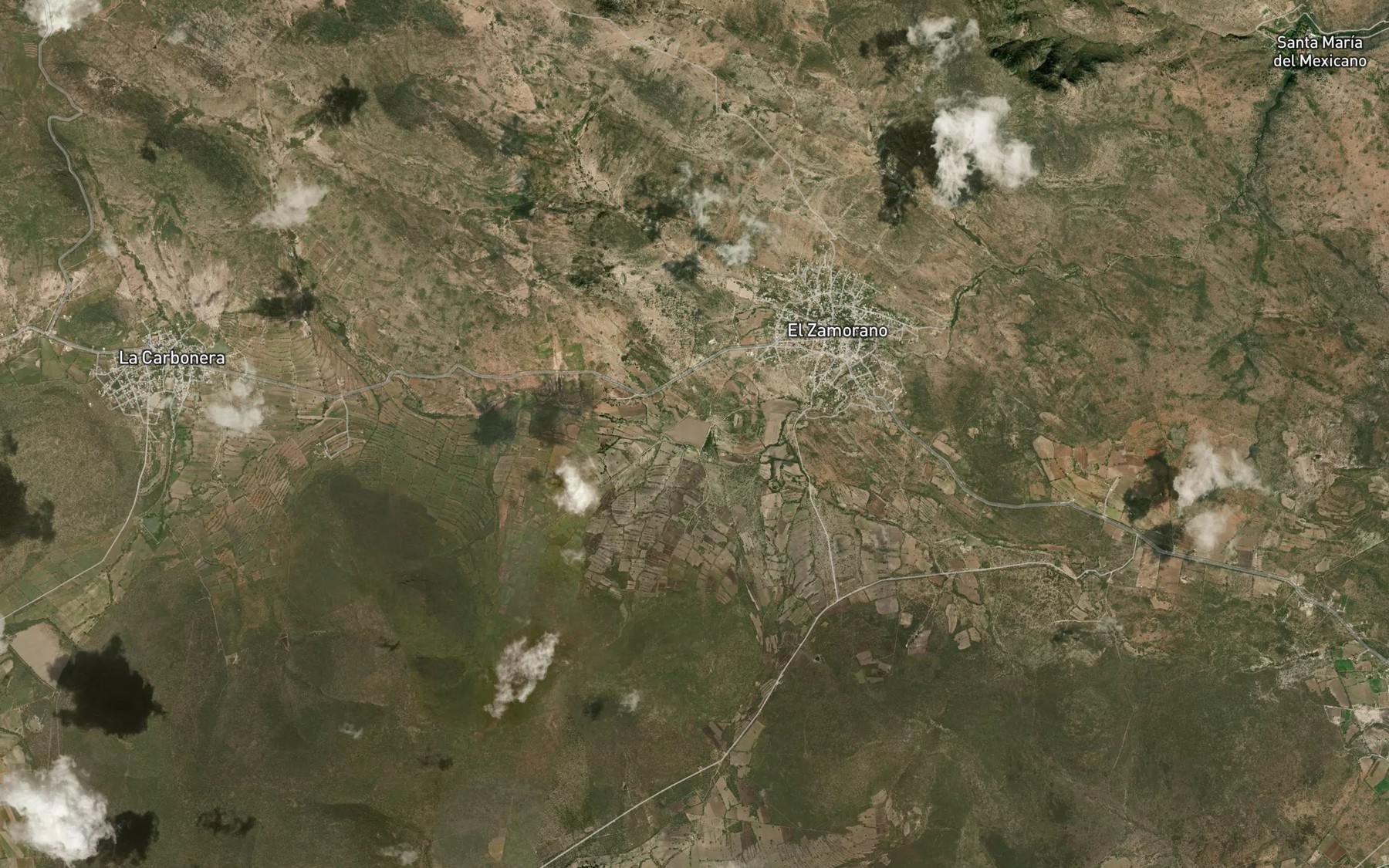 Satellite map of the Chivato