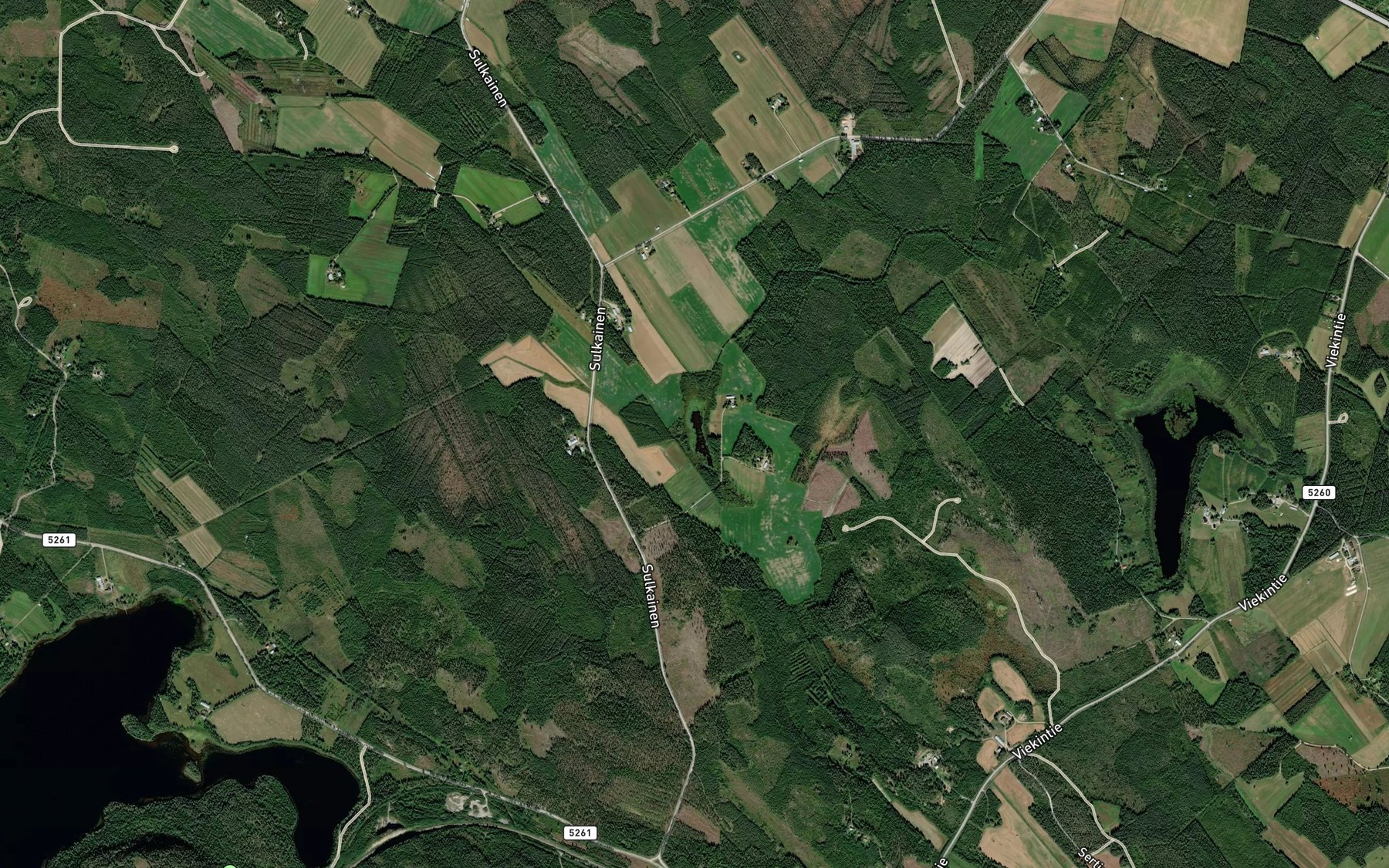 Satellite map of the Raiviopuro