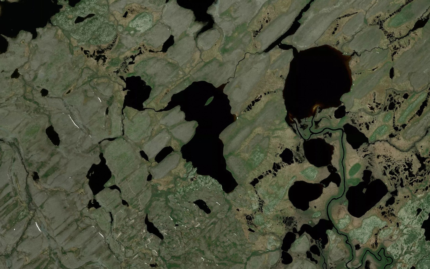 Satellite map of the Lac Erasme