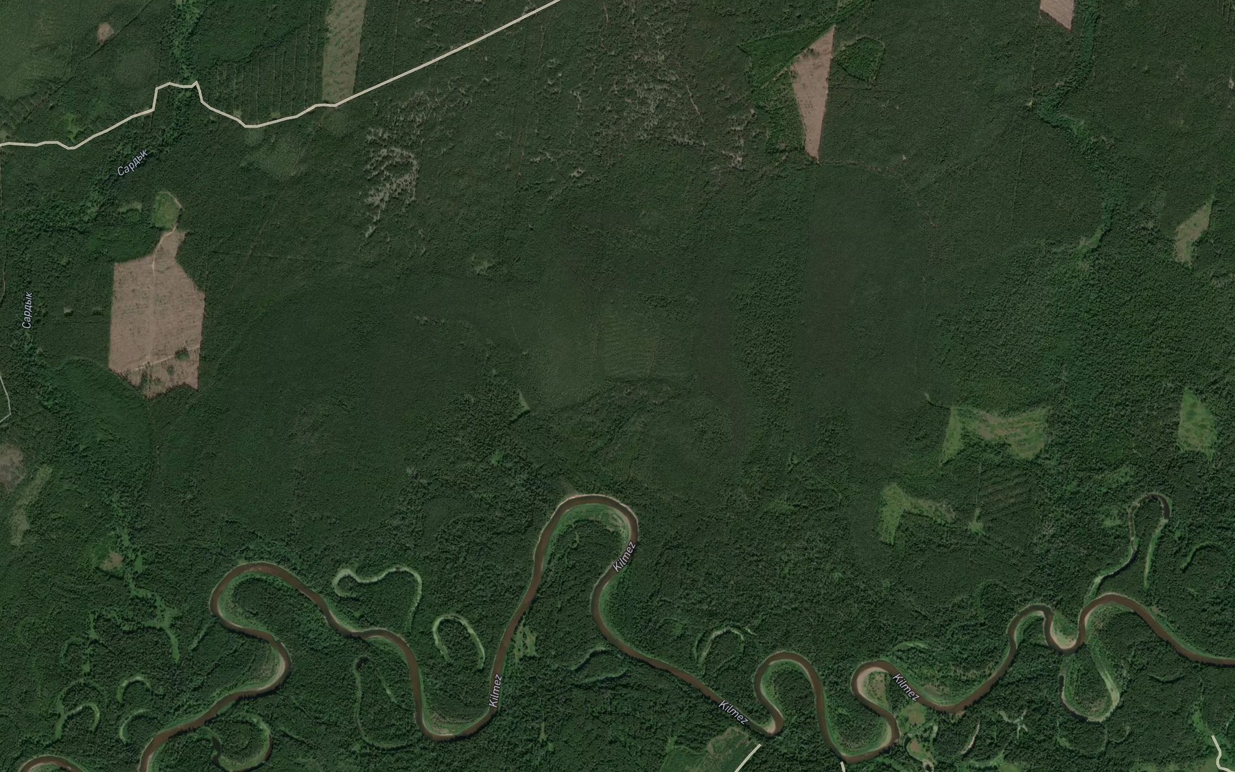 Satellite map of the Malaya Sardynka
