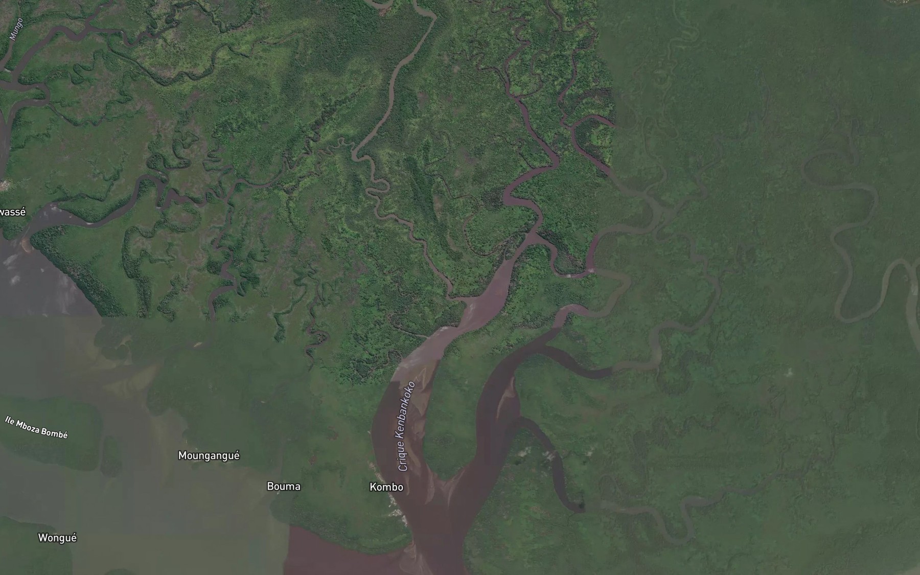 Satellite map of the Mungo