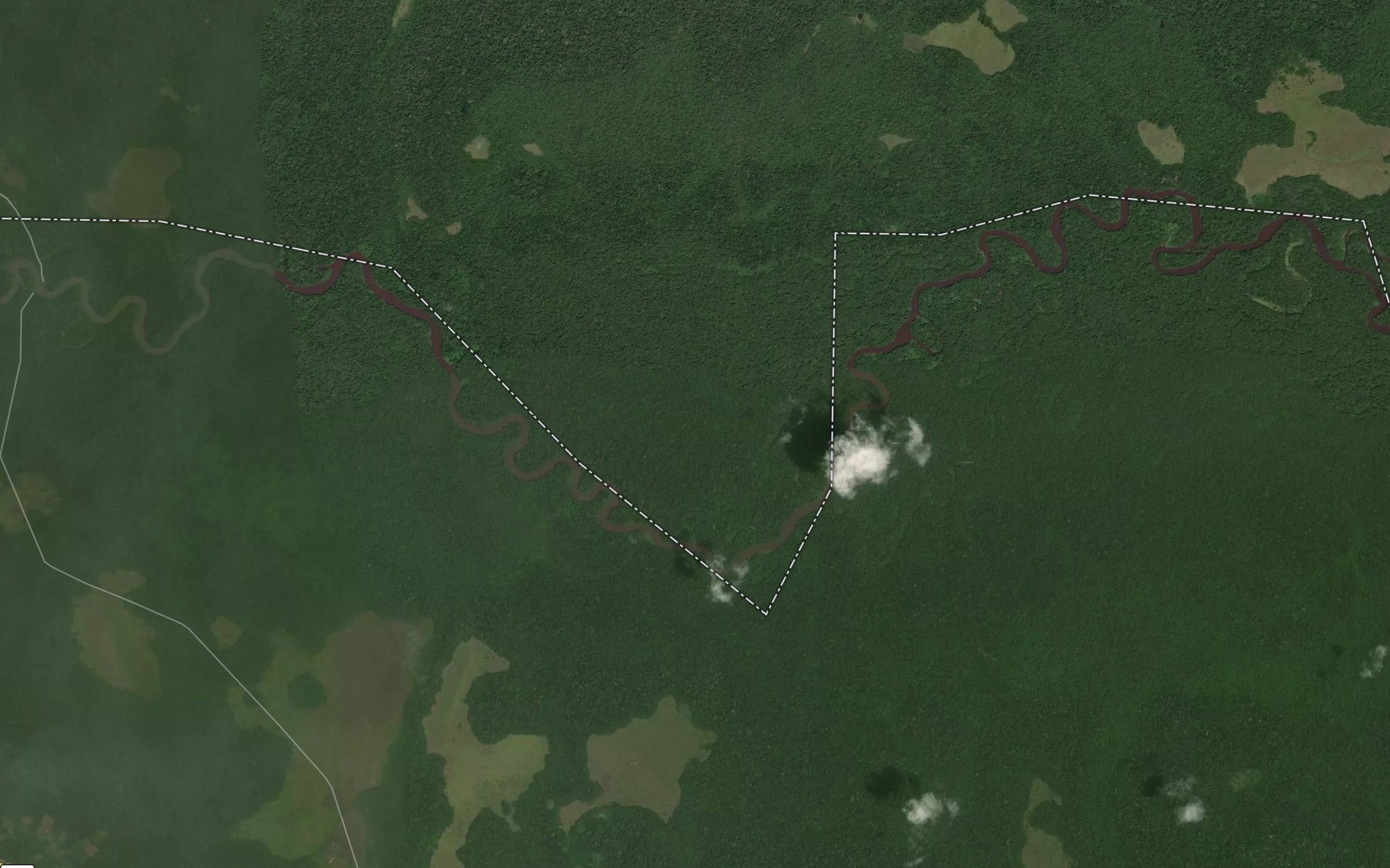 Satellite map of the Kabiendi