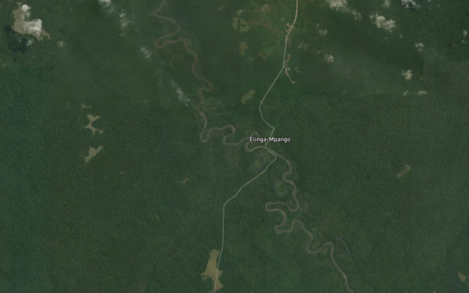 Satellite map of the Lokombe