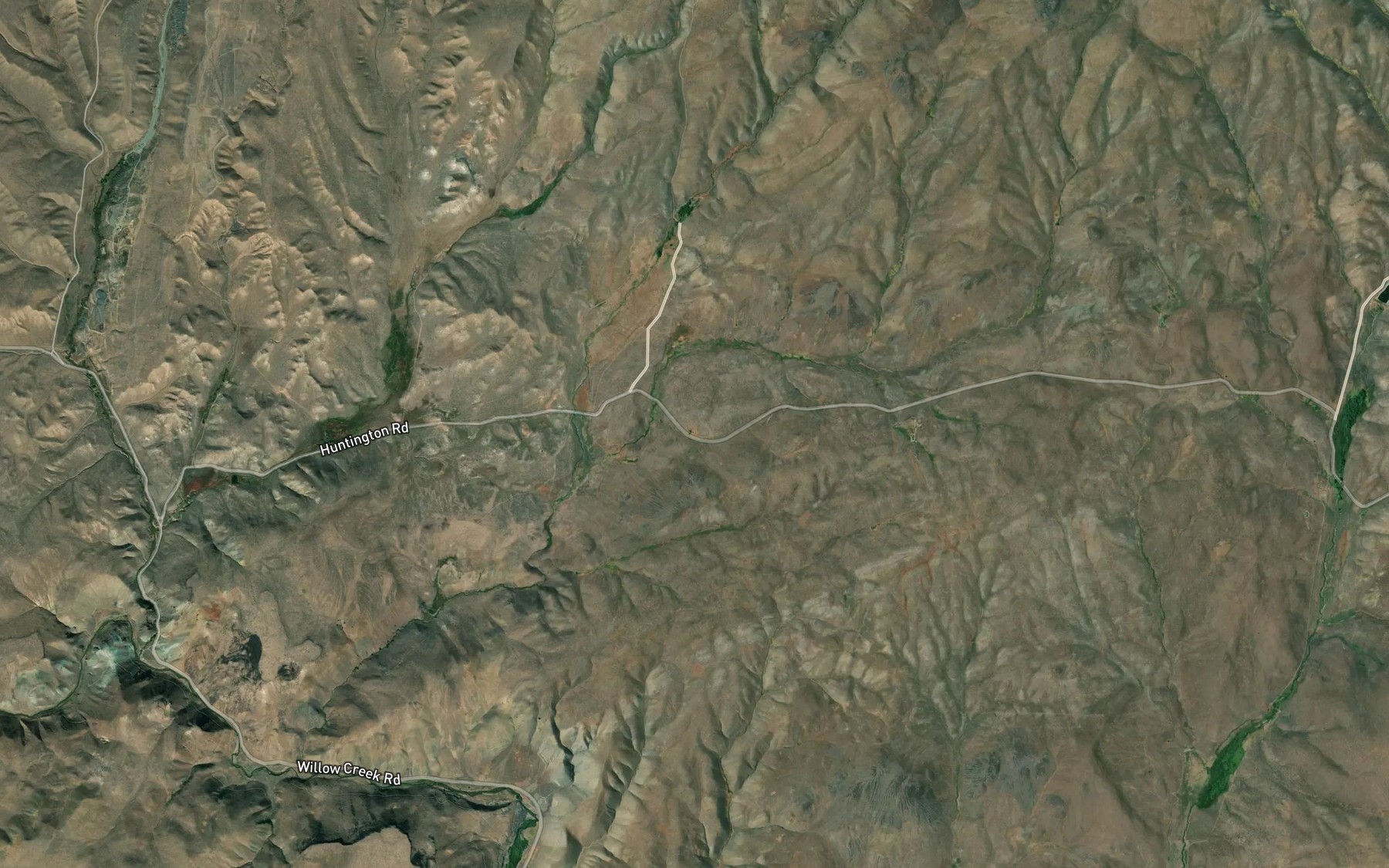 Satellite map of the Worthington Spring