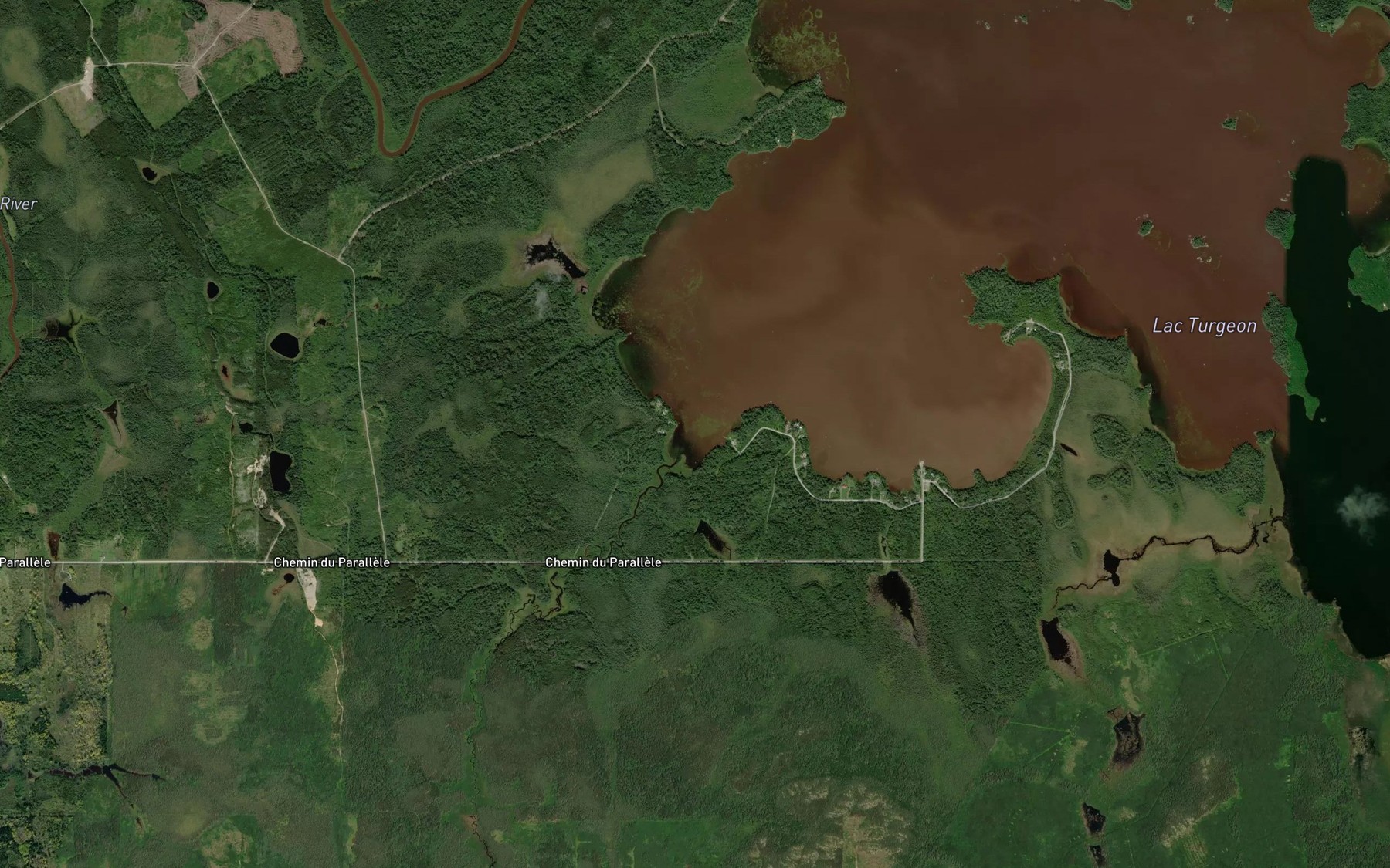 Satellite map of the Baie Nigigami