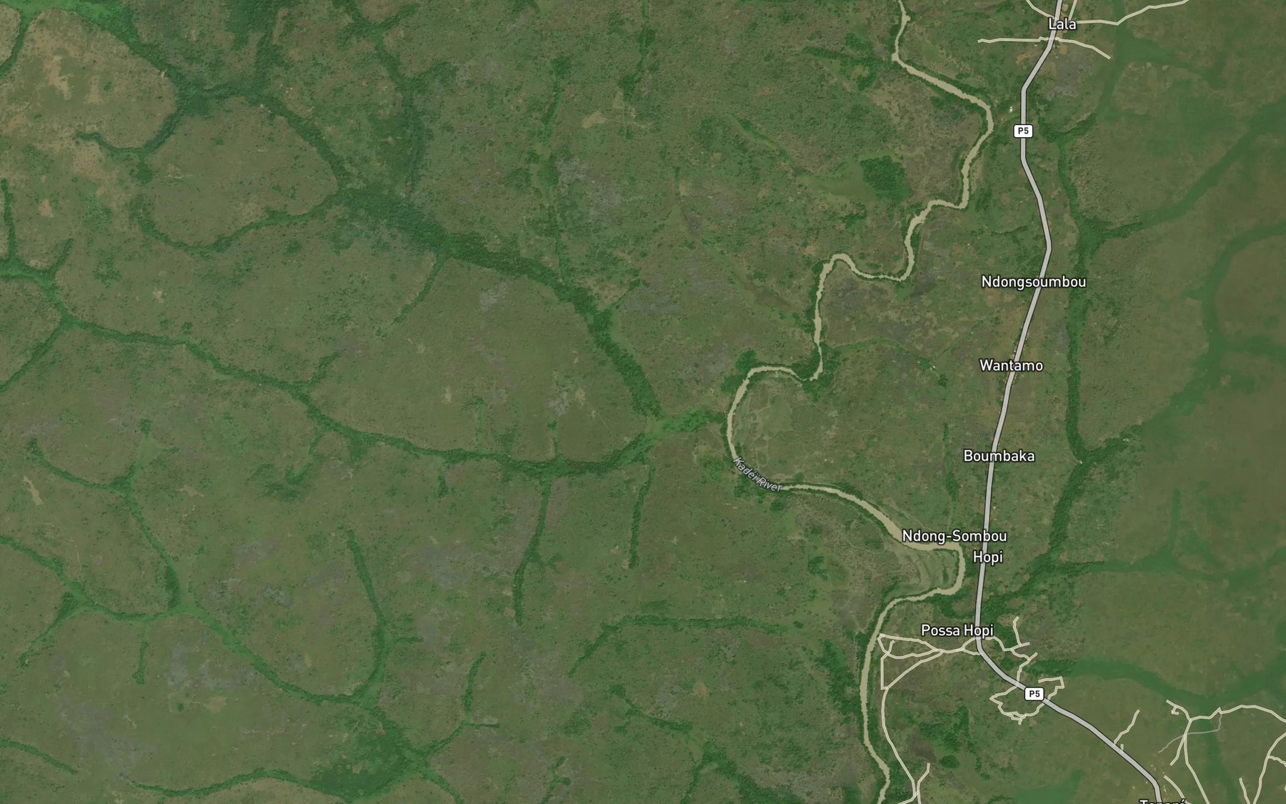 Satellite map of the Yakankan