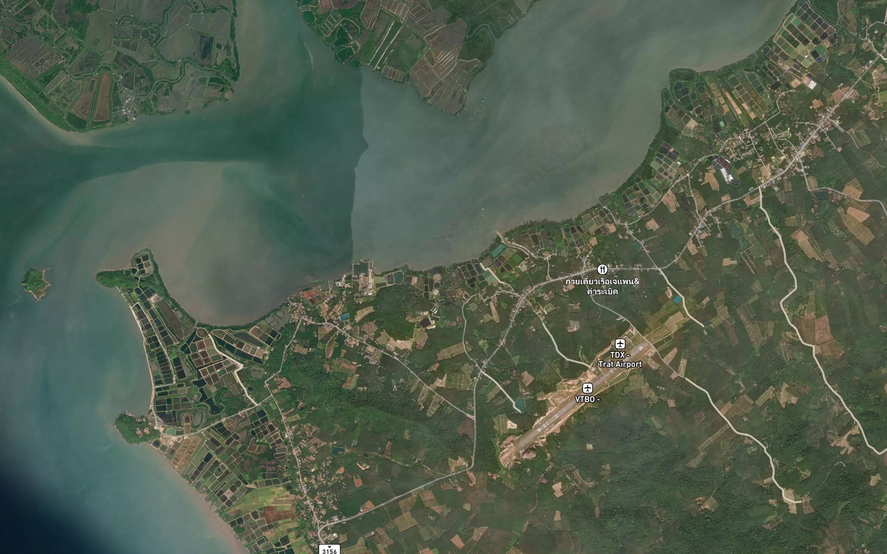 Satellite map of the Khlong Chum Saeng