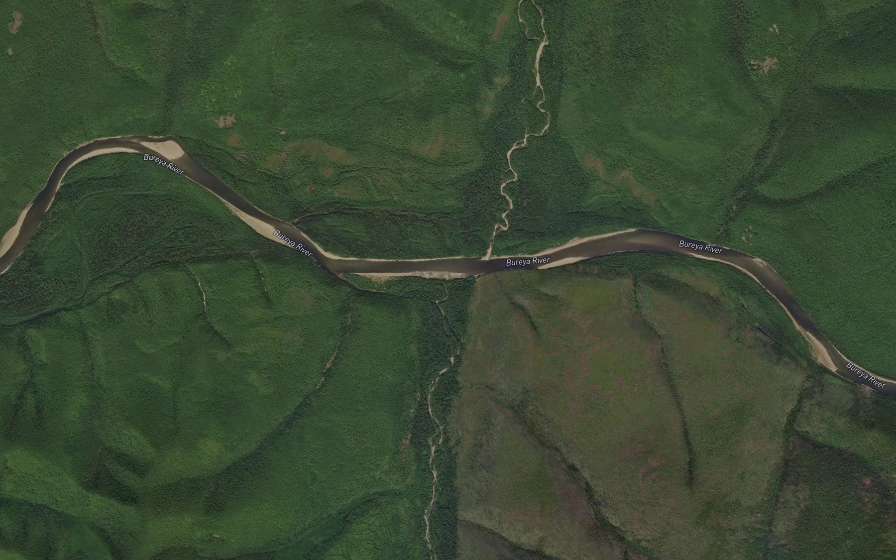Satellite map of the Levyy Ussomakh