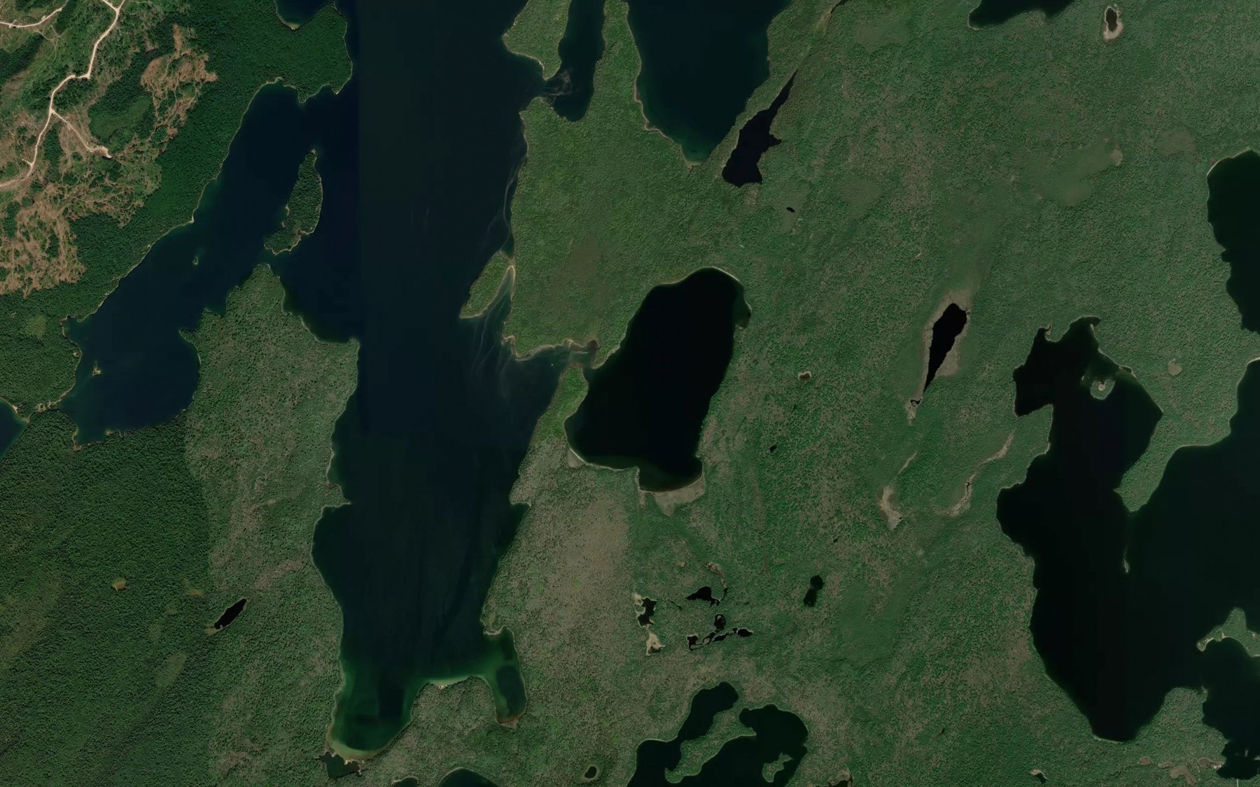 Satellite map of the Lost Bay