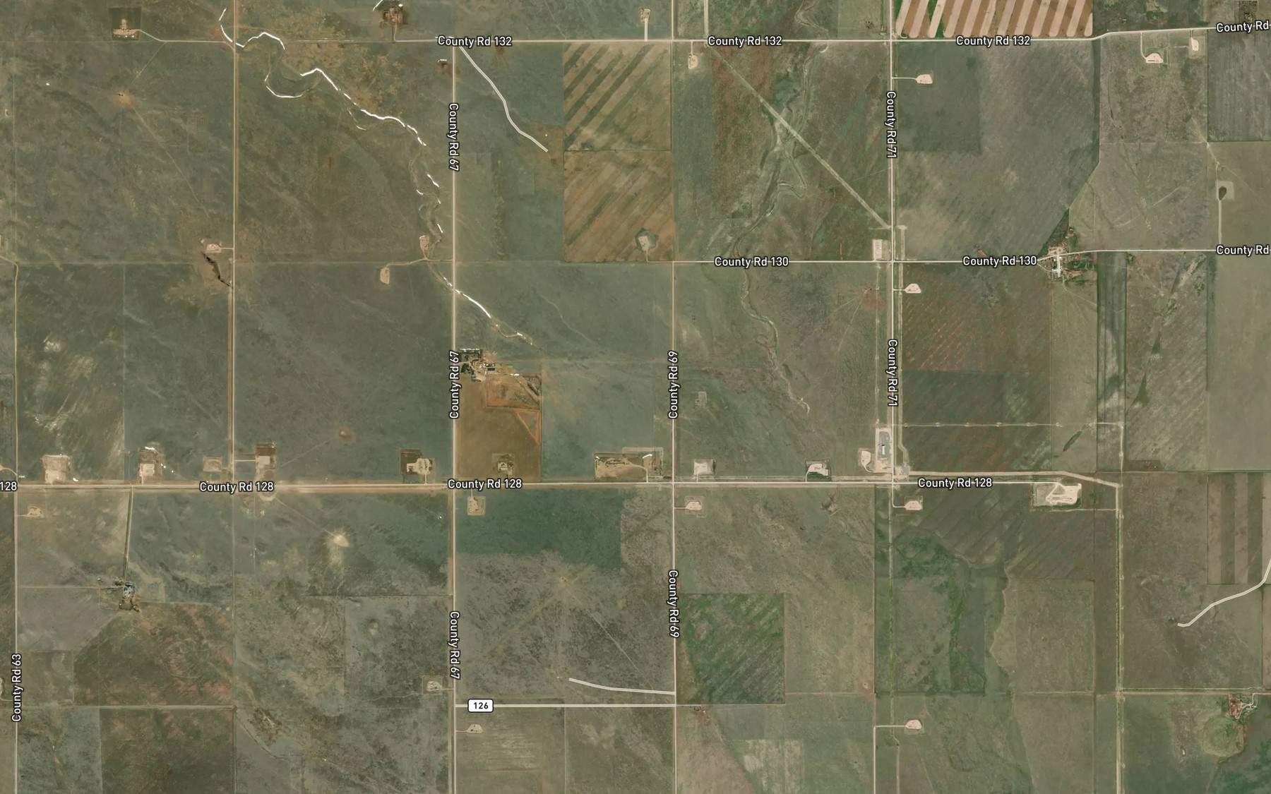 Satellite map of the Simpson Creek