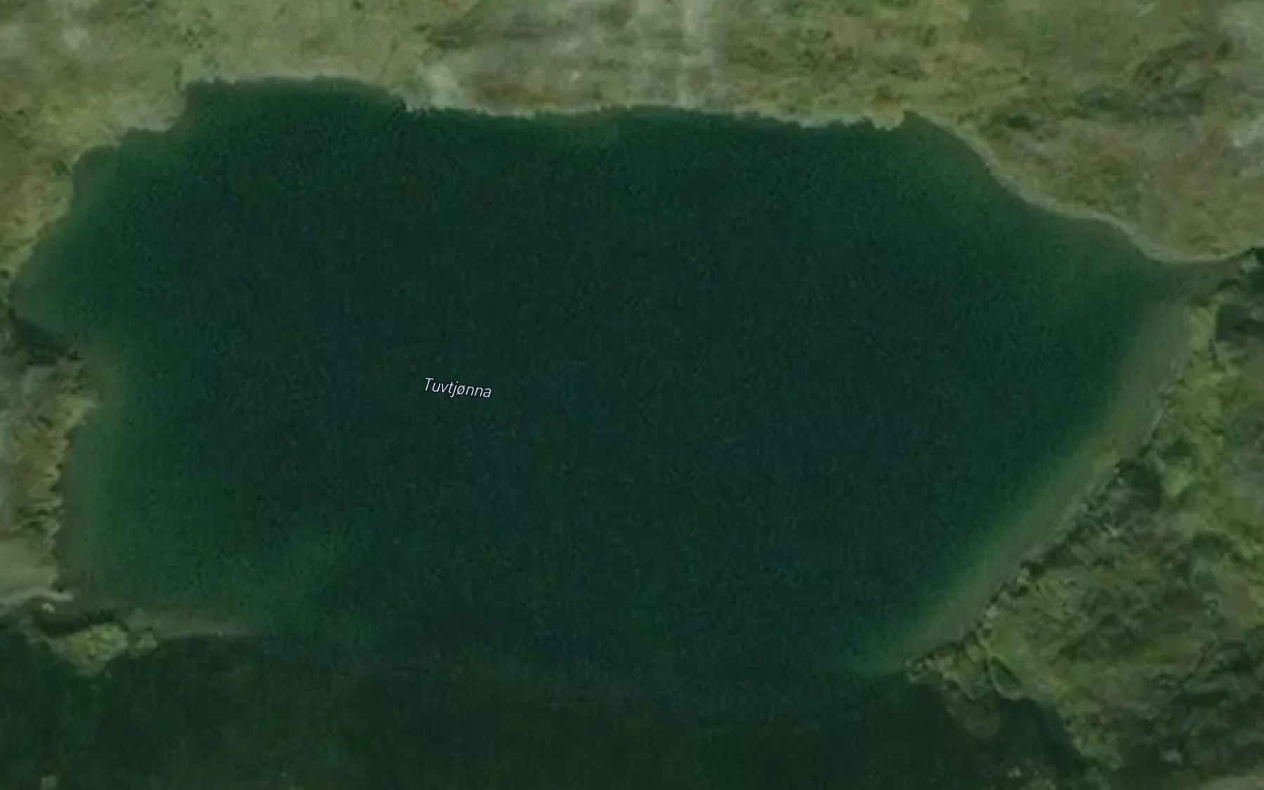 Satellite map of the Tuvtjorna
