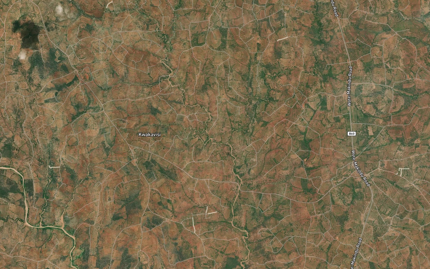 Satellite map of the Kwa Musenge
