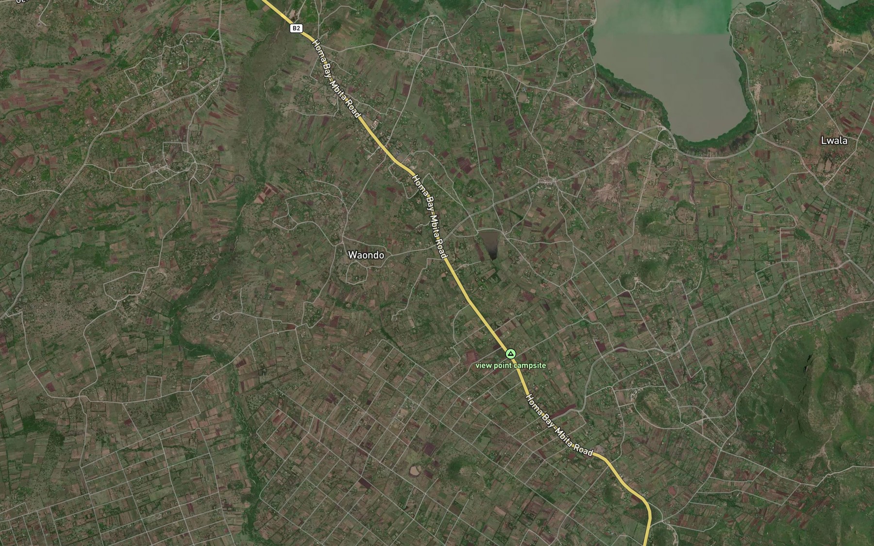 Satellite map of the Osina