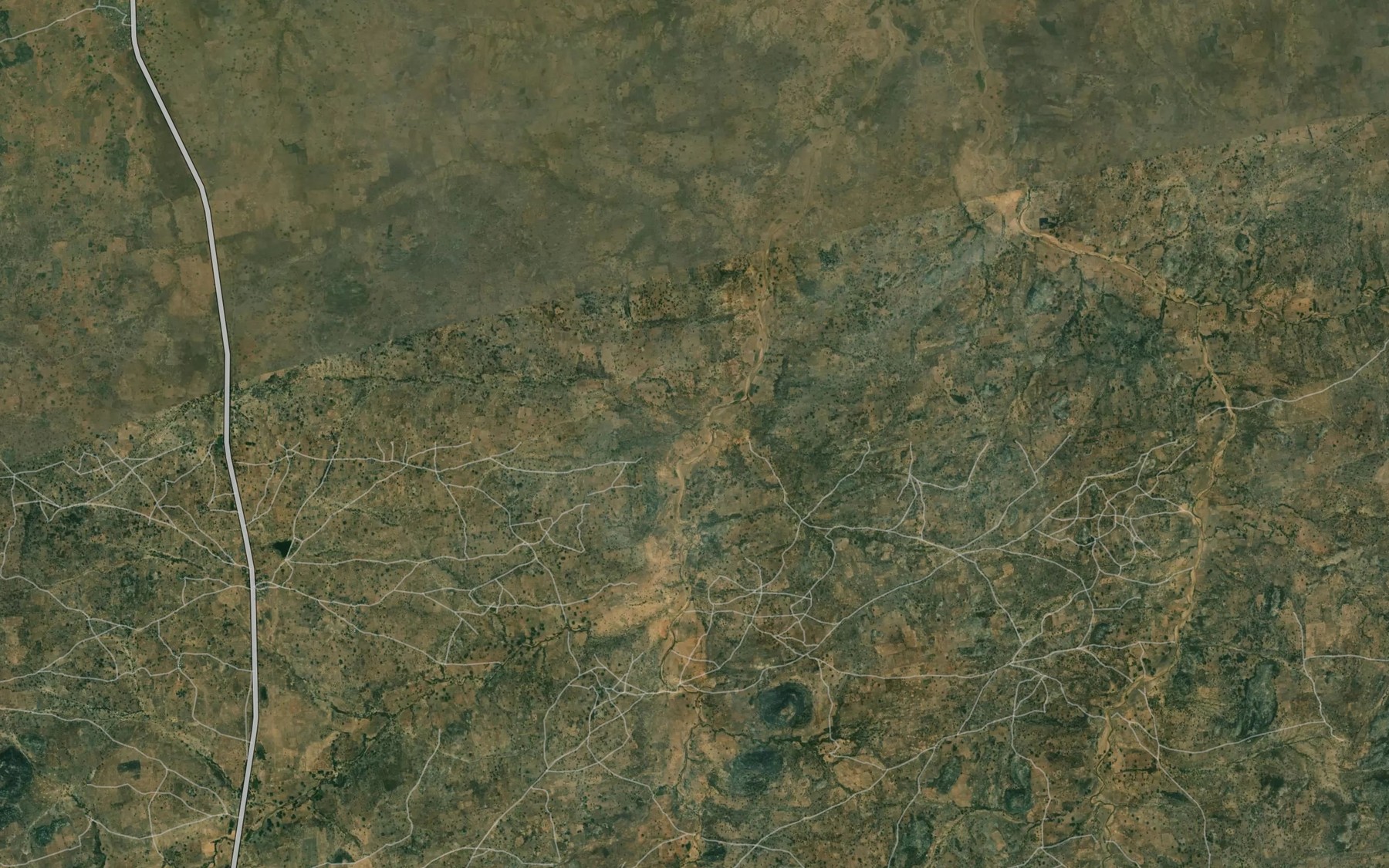 Satellite map of the Bursi