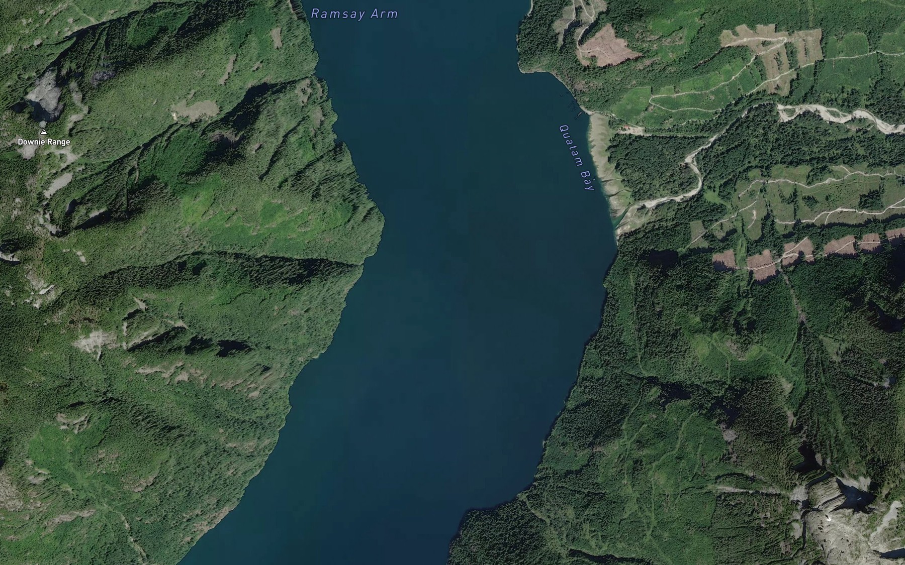 Satellite map of the Ramsay Arm