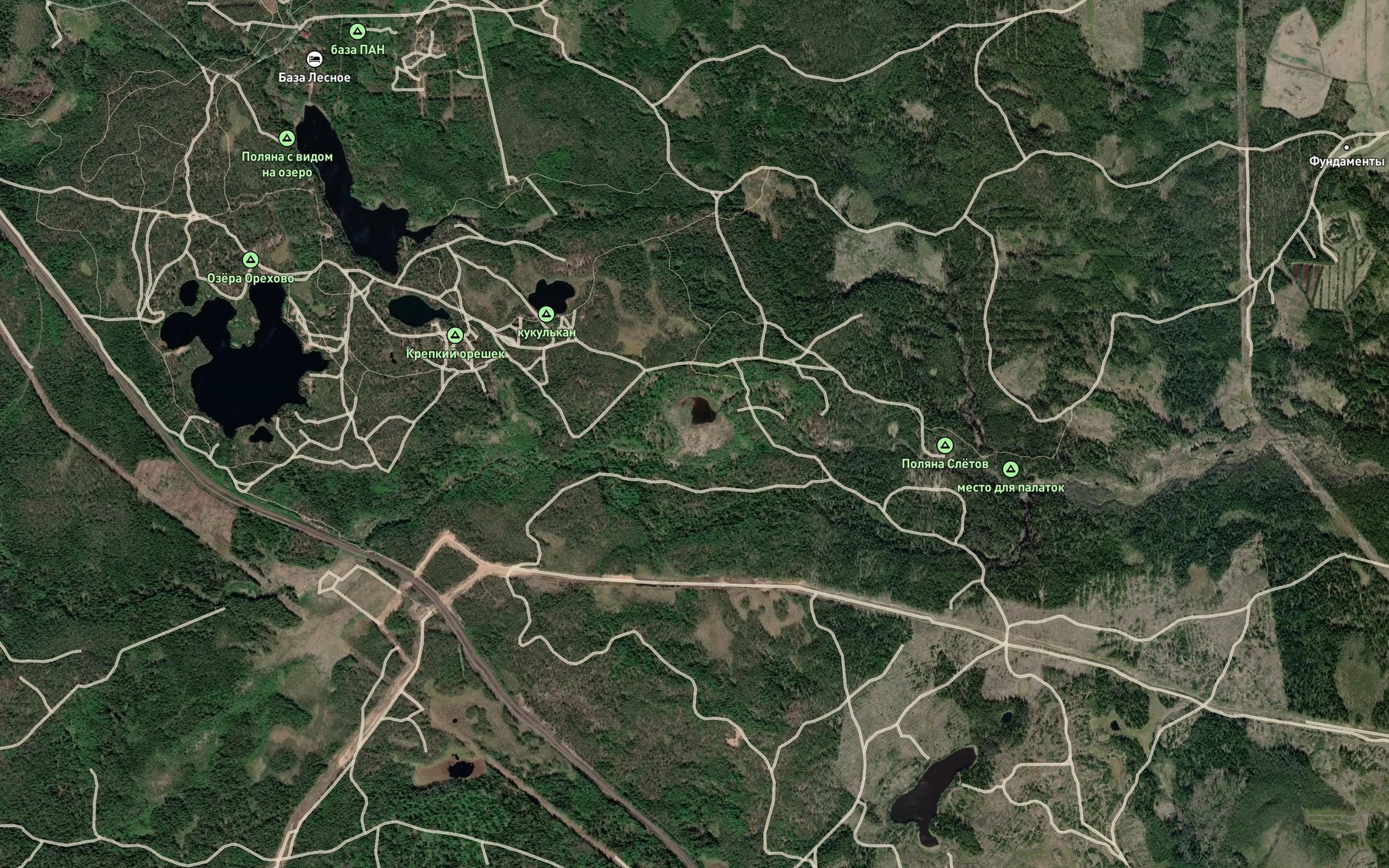 Satellite map of the Saarijaervi