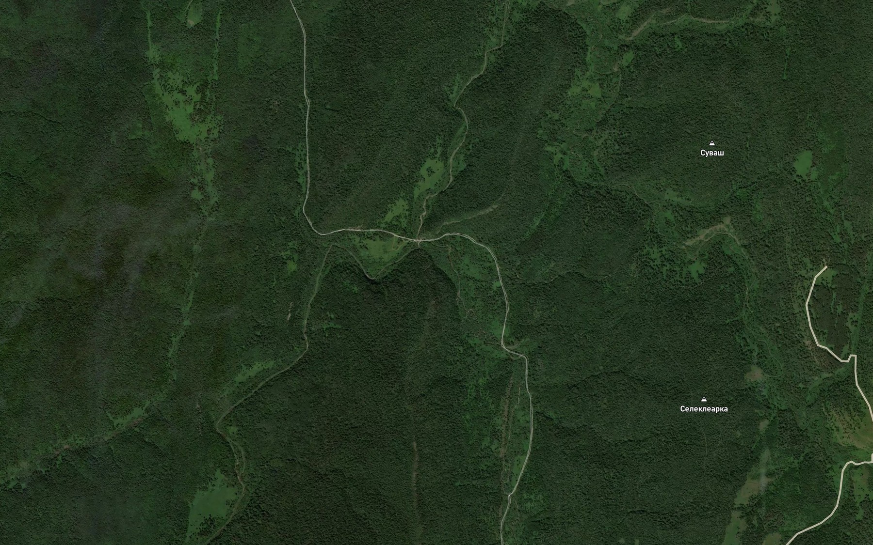 Satellite map of the Bol'shoy Ryauzyak