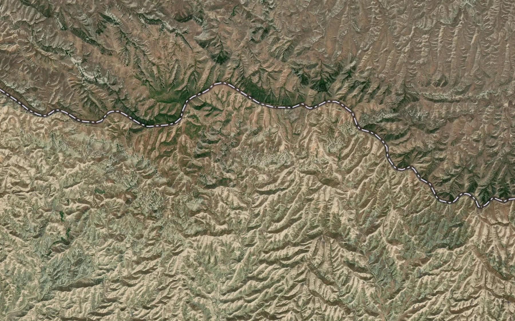 Satellite map of the Cheshmeh-ye Chaqan Ba'i