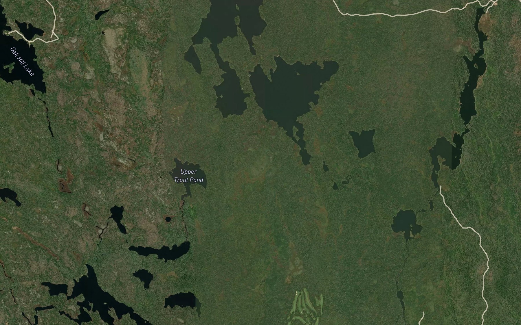 Satellite map of the Foxes Cross