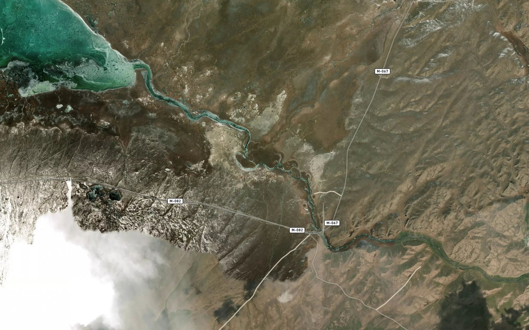 Satellite map of the Song-Kol