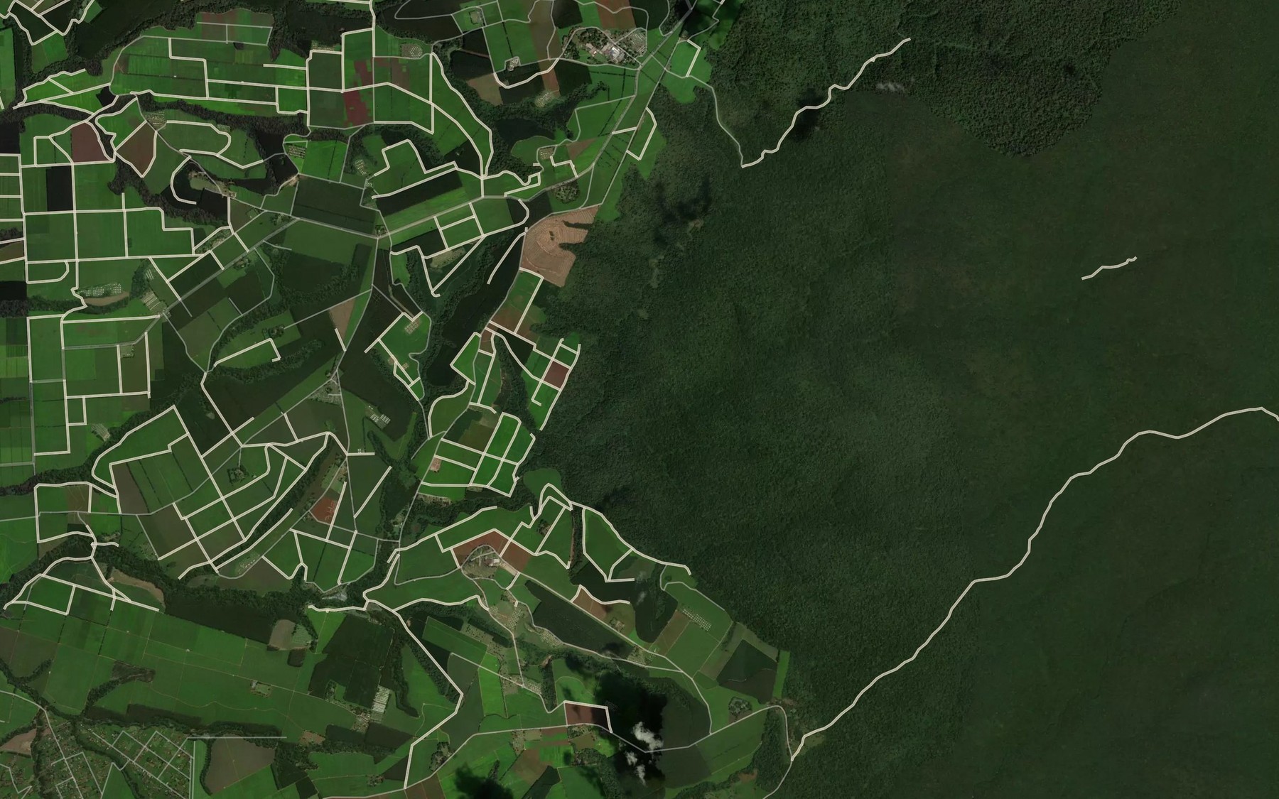 Satellite map of the Taibenai