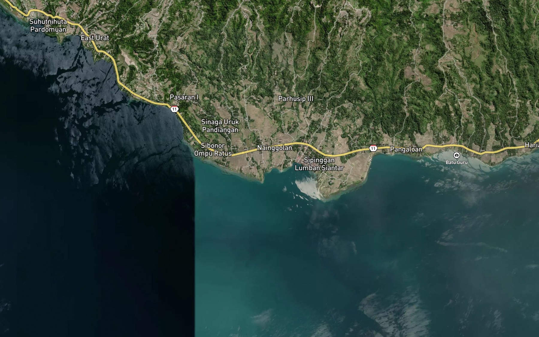 Satellite map of the Binanga Sihoda