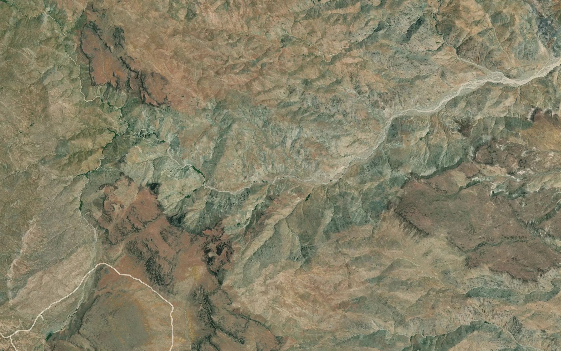 Satellite map of the Snooky Spring