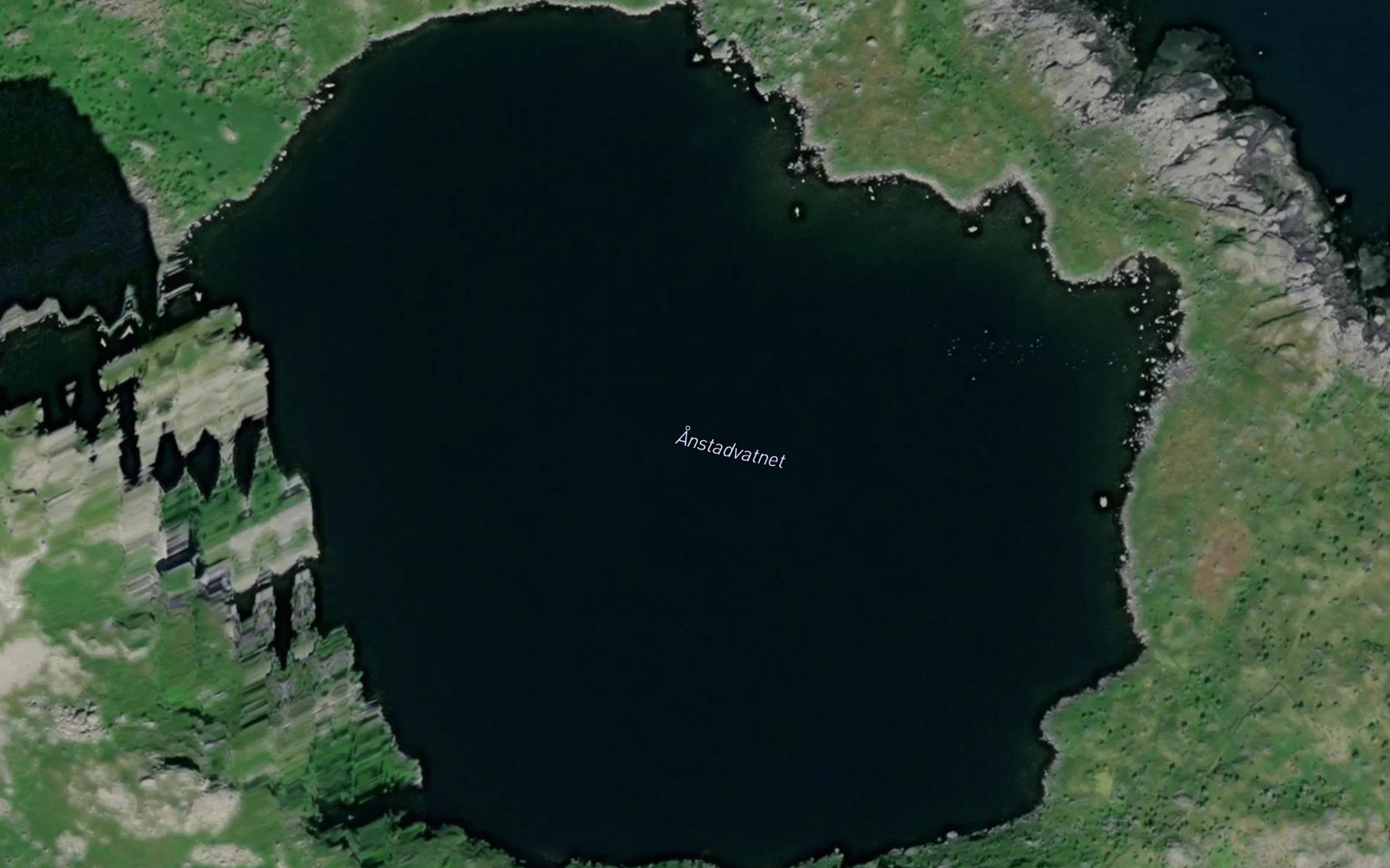 Satellite map of the Annstadvatnet