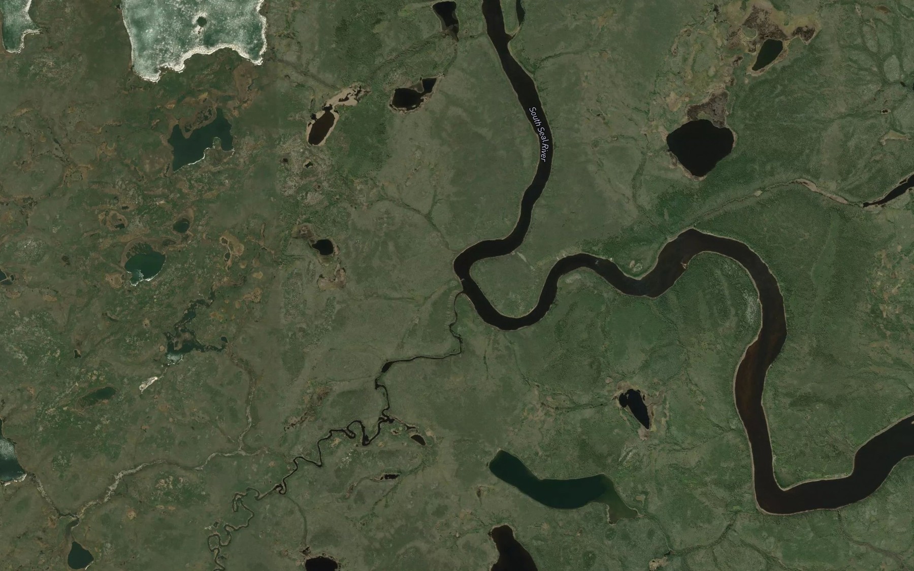Satellite map of the Boyd Creek