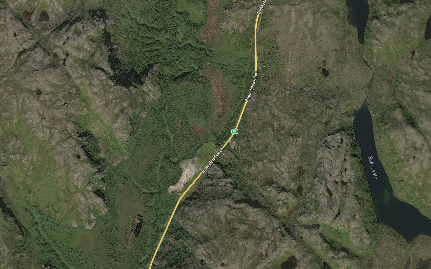 Satellite map of the Perbekken