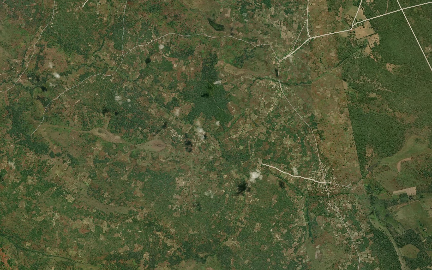 Satellite map of the Kasoka