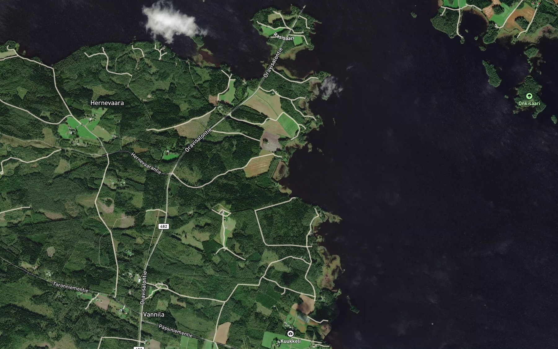 Satellite map of the Pukranlahti