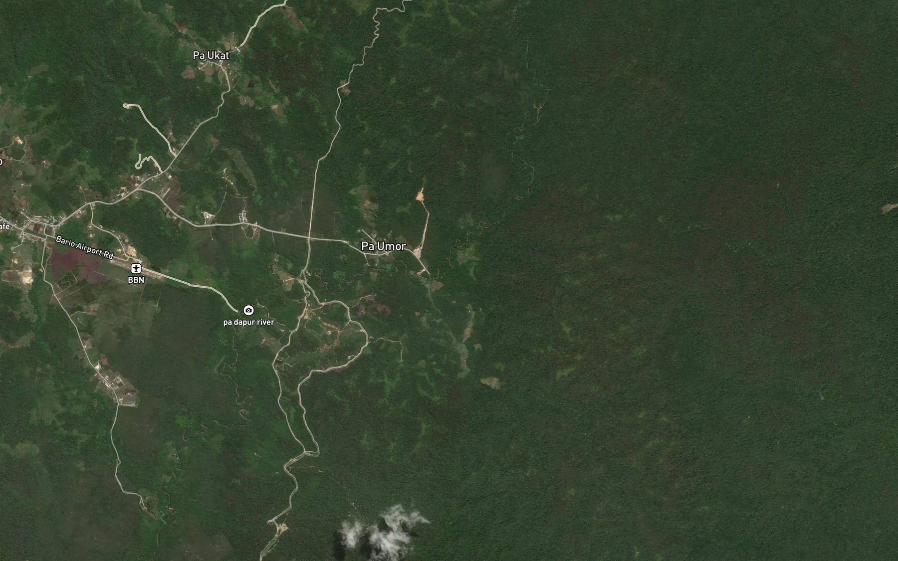 Satellite map of the Sungai Simarang