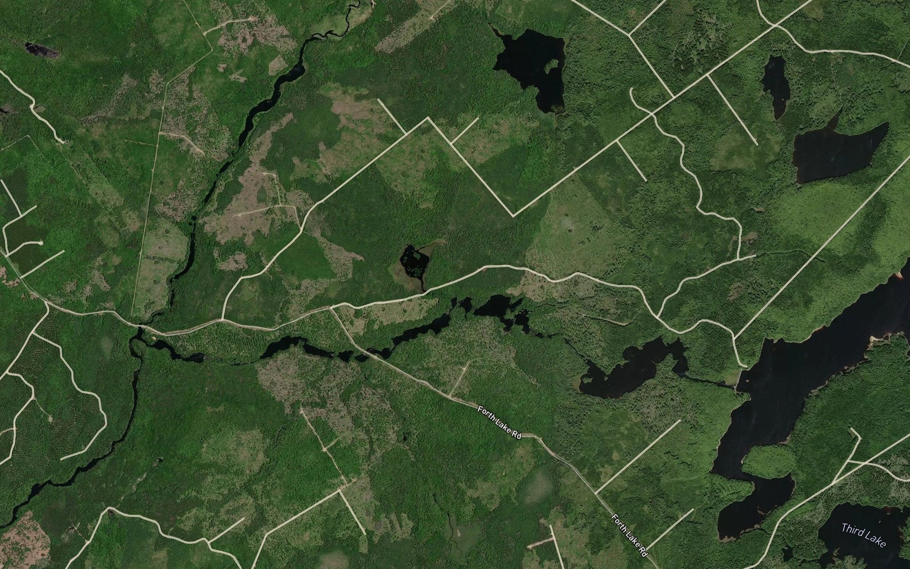Satellite map of the Five Islands Rip