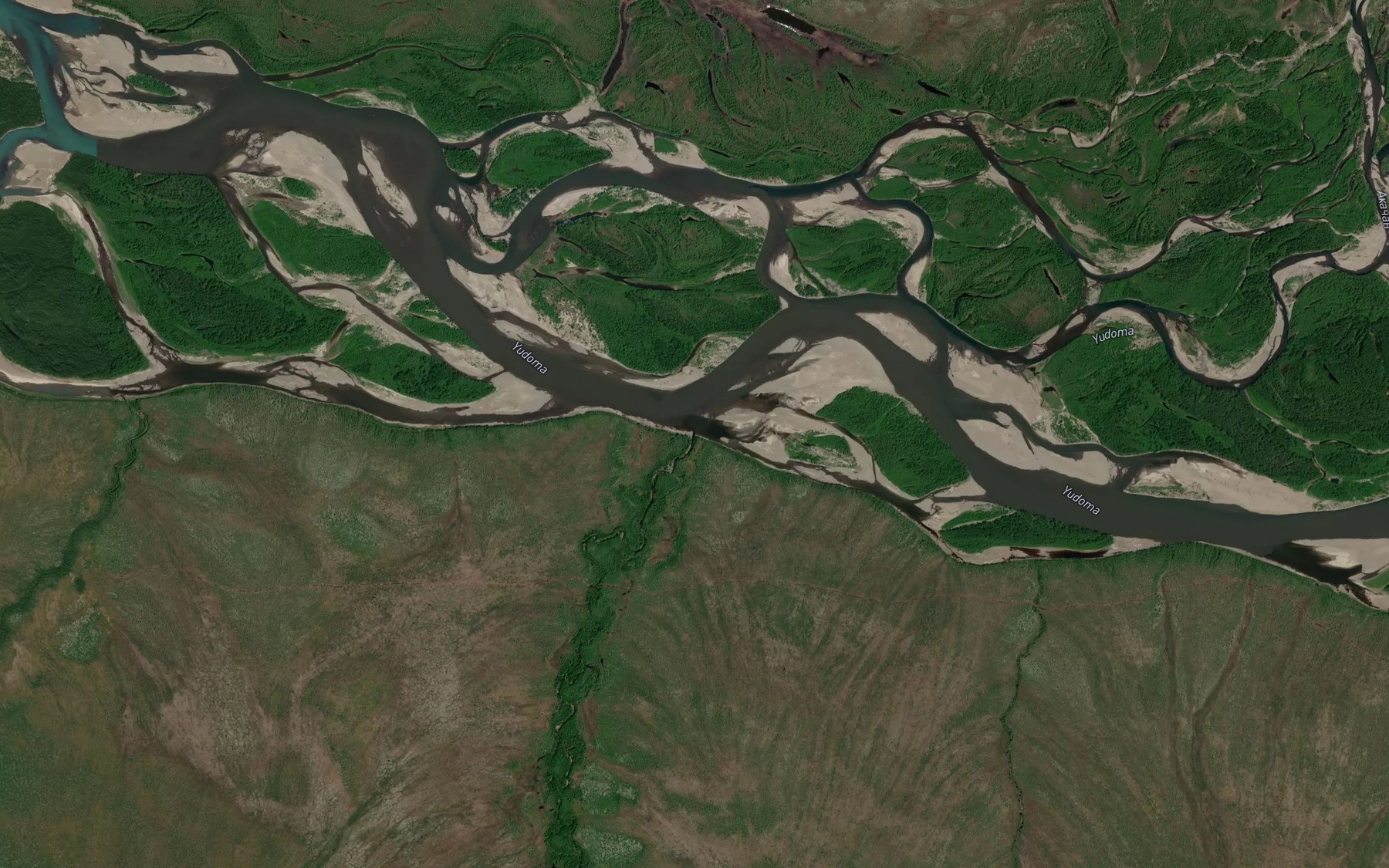 Satellite map of the Lir