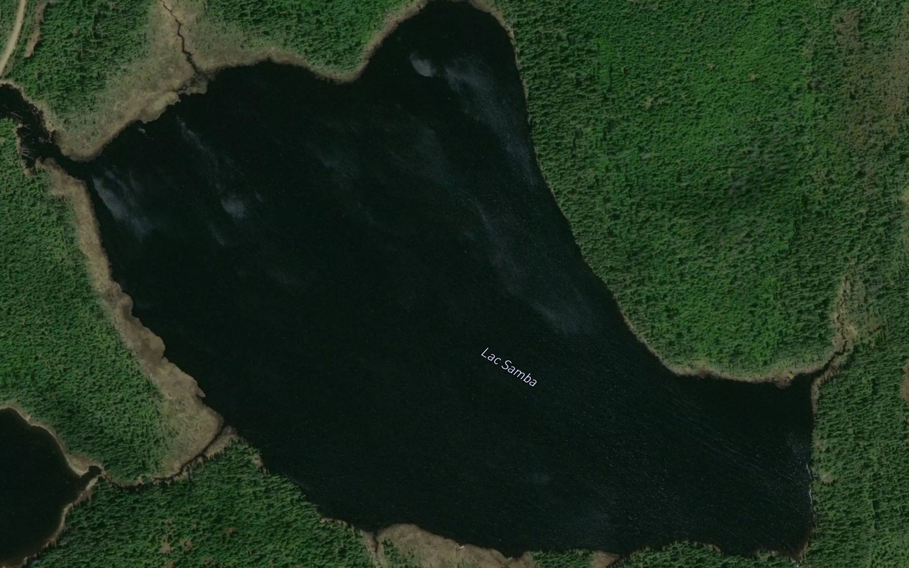 Satellite map of the Lac Samba