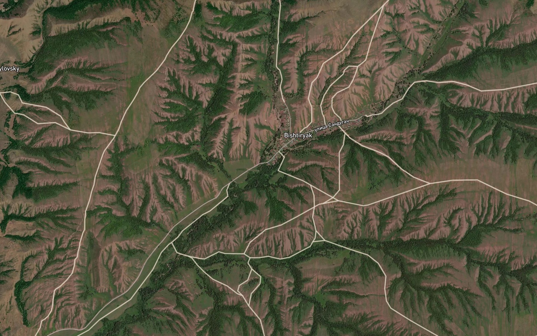 Satellite map of the Yalonayra