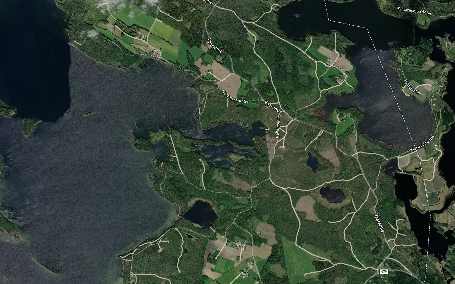 Satellite map of the Kurikkasalmi