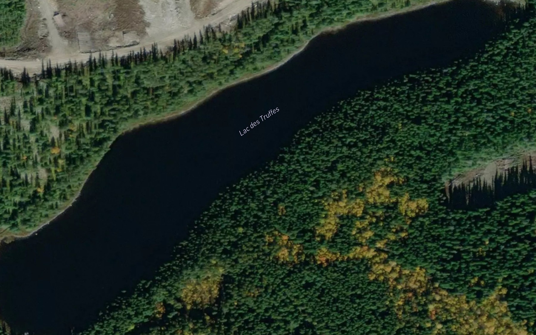 Satellite map of the Lac des Truffes