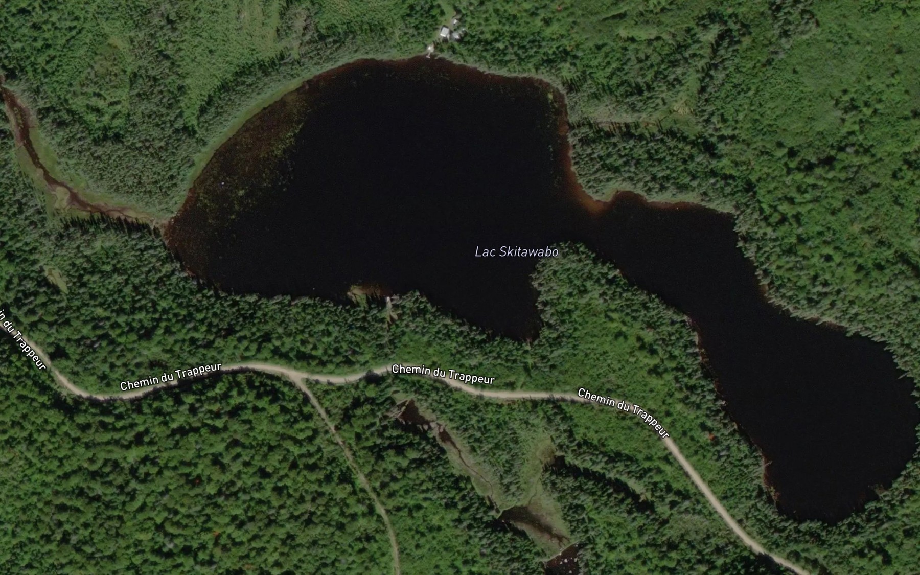 Satellite map of the Lac Skitawabo
