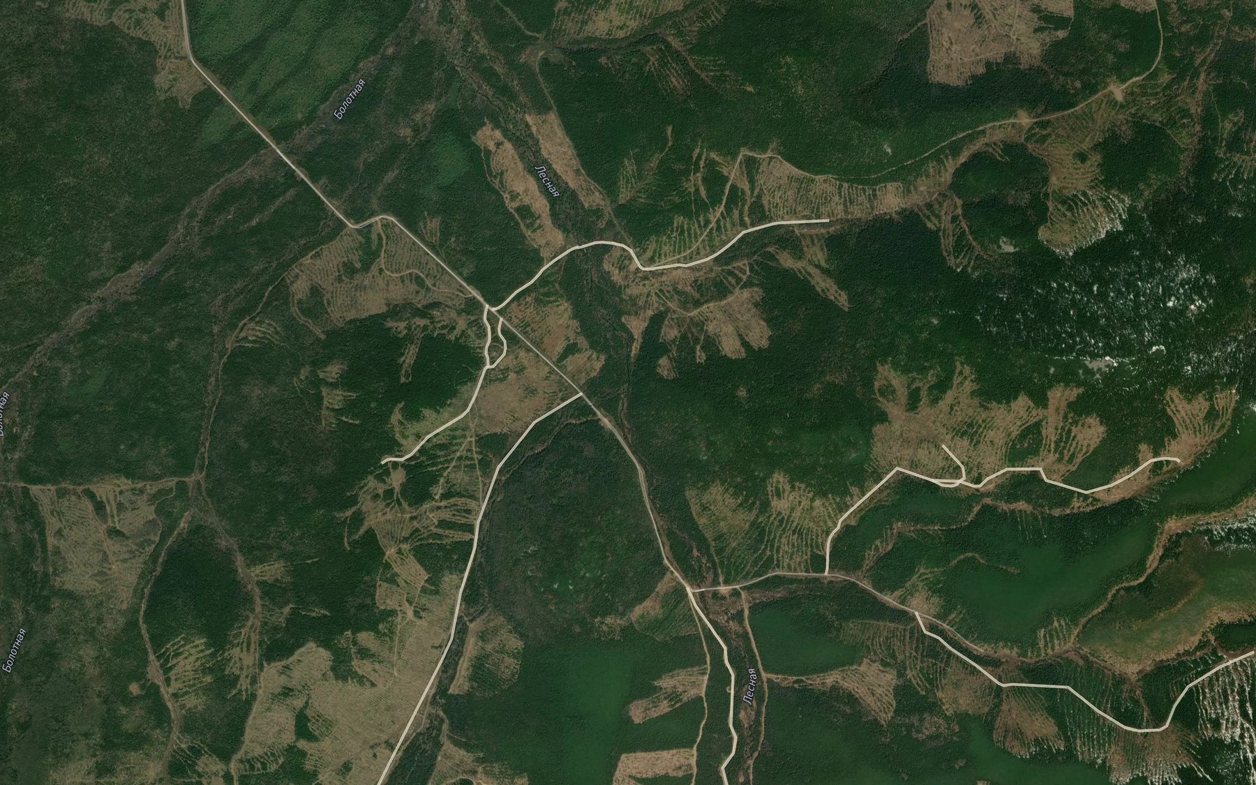 Satellite map of the Sprut